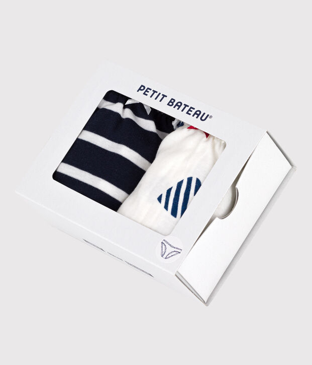 2er-Set Damen-Slips aus Baumwolle mit Herzmotiv vielfarbig