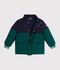 Kinder-Winterjacke im Colorblock gr&uuml;n/blau