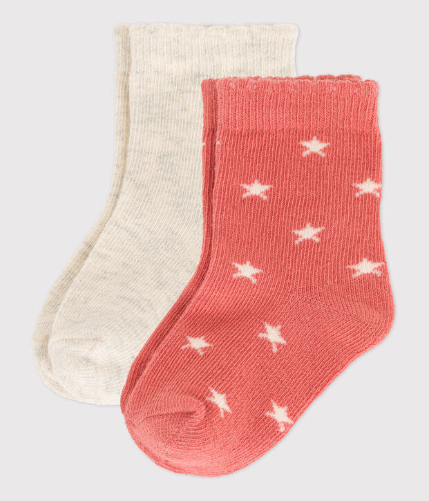 2er-Set Babysocken vielfarbig