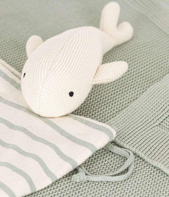 Baby-Decke und Kuscheltier grün HERBIER/ MARSHMALLOW