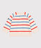 Baby-Sweatshirt aus Baumwolle mit zweifarbigen Matrosenstreifen  weiss AVALANCHE/ MULTICO