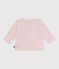 Baby-Wickeljacke aus Woll- und Baumwollstrick mit Lochstickerei BARELY