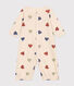 Baby-Kombi-Overall aus Baumwolle mit Herzmotiv