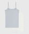 Set Damen Spaghetti-Tops aus Baumwolle mit Lochstickerei variante 1