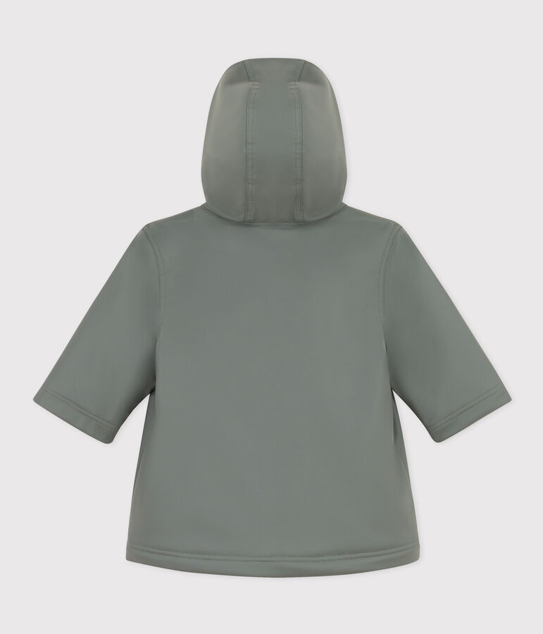 Warme Baby-Regenjacke gr&uuml;n THUYA