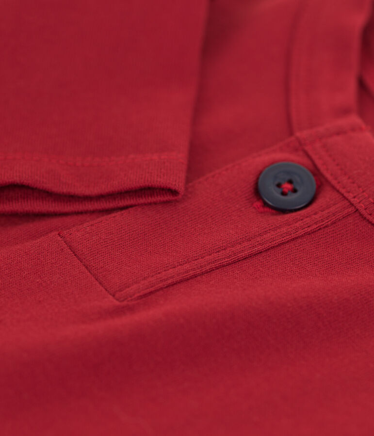 Lang&auml;rmeliges Baby-T-Shirt aus Baumwolle rot