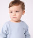 Langärmeliges Baby-T-Shirt aus Baumwolle mit Streifen