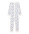 Langer Unisex-Overall aus angerautem, extra warmem Bouclé-Frottier. weiss MARSHMALLOW/blau MAJOR