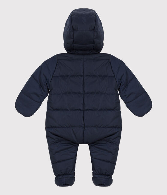 Baby-Schneeanzug aus recycelten Materialien blau SMOKING