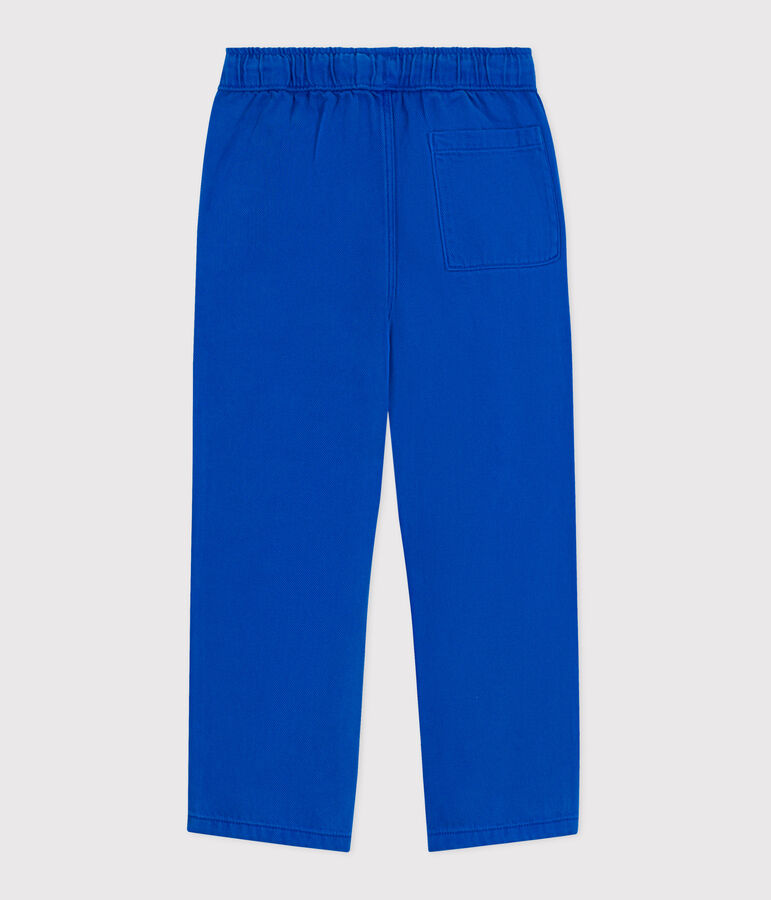 Kinder-Hose aus Baumwolle blau