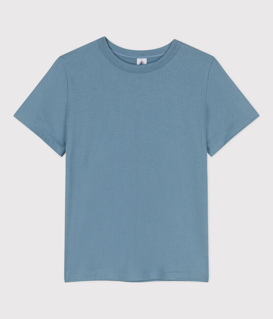 GERADES T-Shirt mit Rundhalsausschnitt aus Bio-Baumwolle Damen blau ROVER