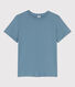 GERADES T-Shirt mit Rundhalsausschnitt aus Bio-Baumwolle Damen