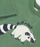 Langärmeliges Baby T-Shirt aus feinem Jersey grün PALMERAIE