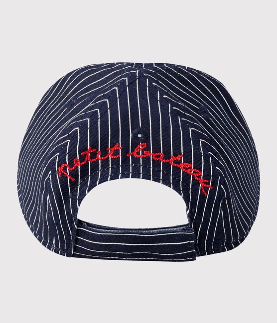 Baby-Schirmmütze Unisex blau SMOKING/weiss MARSHMALLOW