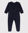 Baby-Strampler Paris aus Nicki blau SMOKING