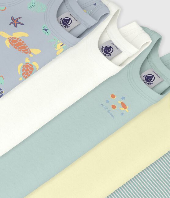Set ärmellose Baby-Bodys aus bedruckter Baumwolle variante 1