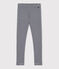 Kinder-Leggings aus Doppeljersey für Mädchen blau MEDIEVAL/ MONTELIMAR