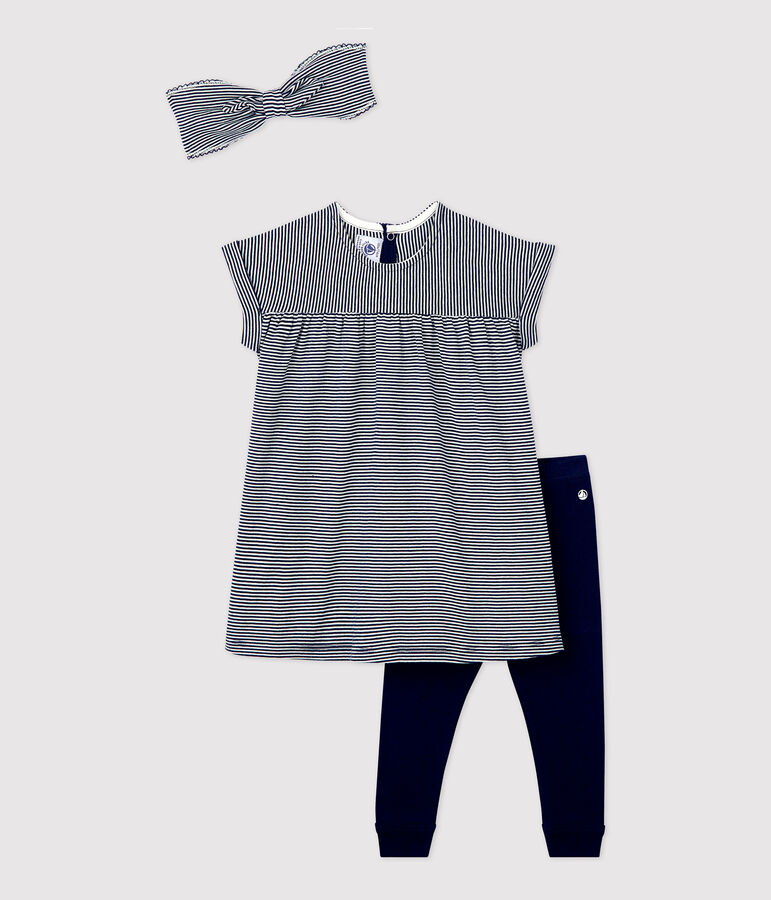 Dreiteiliges Baby-Geschenkset vielfarbig