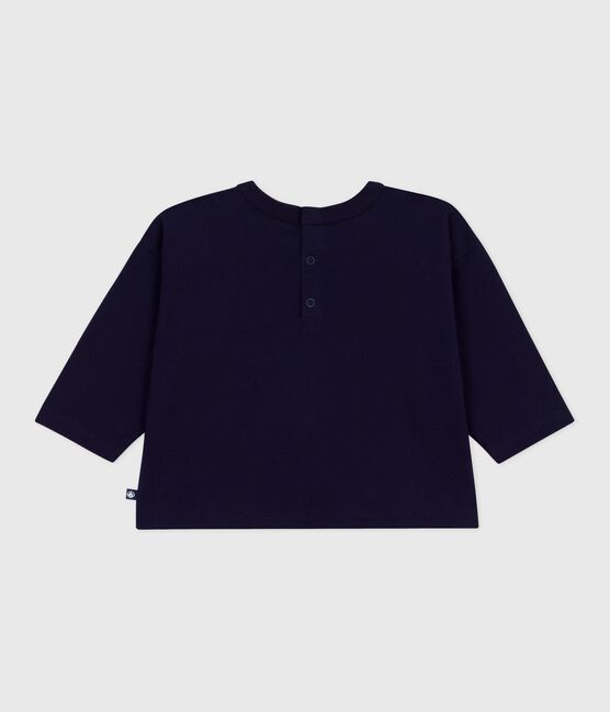 Langärmeliges Baby-T-Shirt aus Baumwolle mit Katzenmotiv SOIR