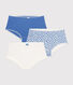3er-Set Kinder-Shortys mit Blumenmuster aus Baumwolle