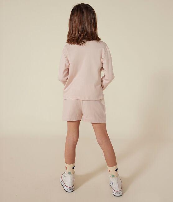 Kinder-Cardigan aus Baumwolle für Mädchen rosa SALINE