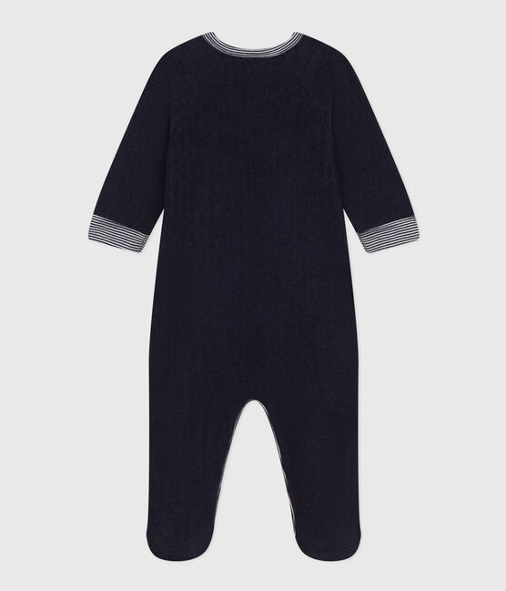 Pyjama aus Frottee für Babys  blau SMOKING