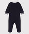 Pyjama aus Frottee für Babys  blau SMOKING