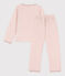 Kinderpyjama aus Nicki für Mädchen rosa SALINE