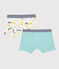2er-Set Boxershorts aus Baumwolle und Lyocell für Jungen variante 1