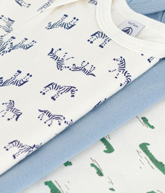 Set kurärmeliger Baby-Bodys aus Baumwolle mit Tiermotiv variante 1