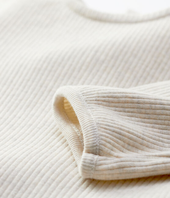 Baby-Bluse aus Baumwolle. beige MONTELIMAR CHINE