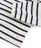 Kinder-T-Shirt Mädchen beige COQUILLE/blau SMOKING