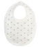Gemustertes baby-lätzchen jungen weiss MARSHMALLOW/weiss MULTICO
