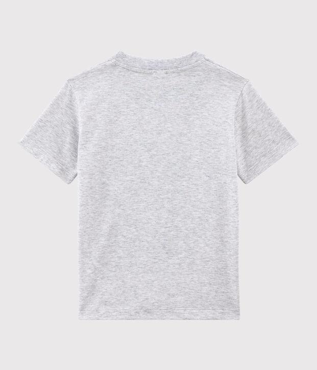 Kurz&auml;rmeliges Kinder-T-Shirt aus Jersey f&uuml;r Jungen grau