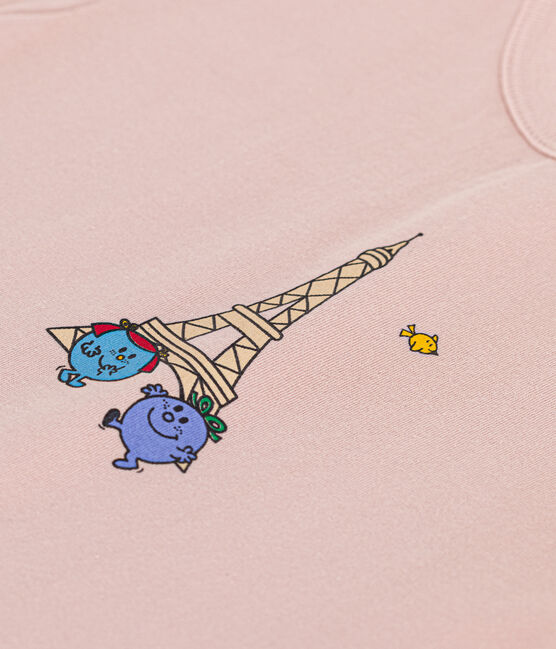 T-Shirt Mr. Men und Little Miss aus Baumwolle für Babys rosa SALINE