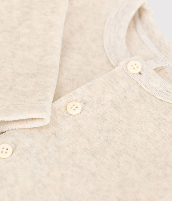Baby-Cardigan aus Baumwollnicki beige MONTELIMAR CHINE