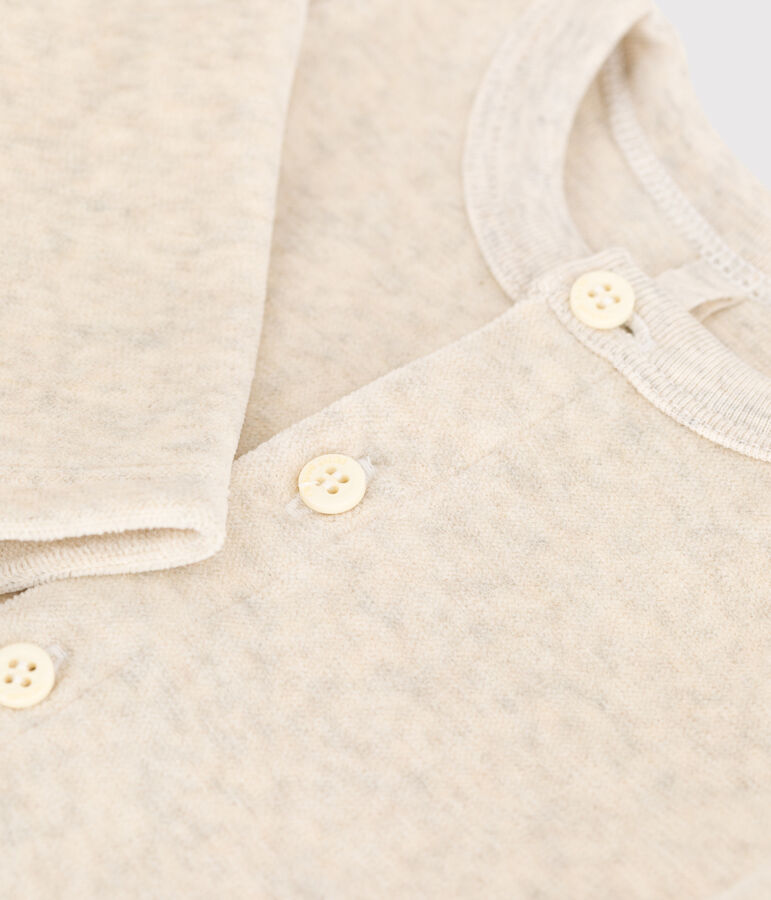 Baby-Cardigan aus Baumwollnicki beige