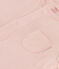 Langer unifarbener Baby-Overall aus Bio-Doppeljersey rosa SALINE
