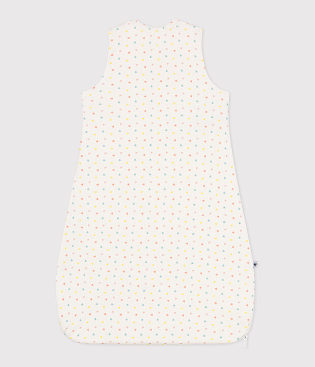 Babyschlafsack aus bedruckter Baumwolle, TOG 1,5 weiss/vielfarbig