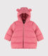 Einfarbige gesteppte Baby-jacke für Mädchen