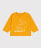 Langärmeliges Baby-T-Shirt aus Jersey gelb BOUDOR