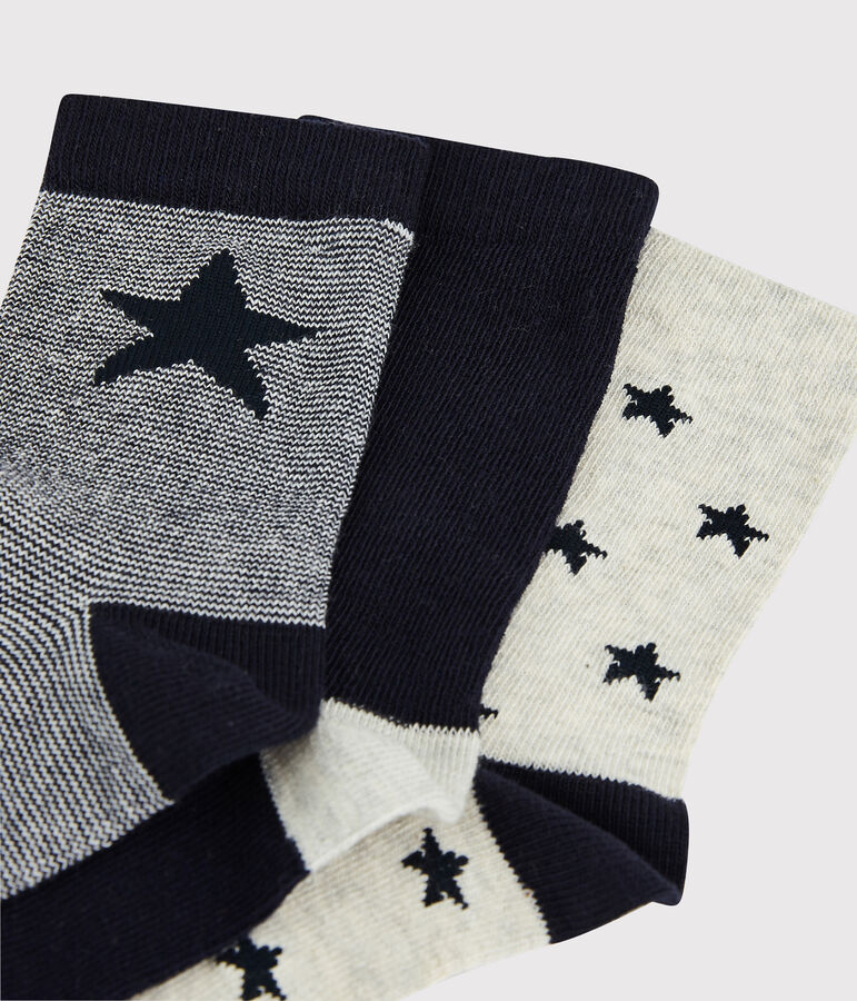 3er-Set Kindersocken vielfarbig