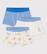 3er-Set Boxershorts aus Baumwolle mit Paris-Print für Jungen