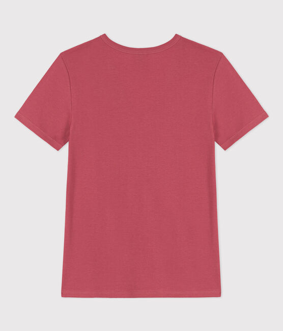 T-Shirt L’ICONIQUE aus Baumwolle mit V-Ausschnitt für Damen rosa PAPI