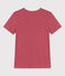 T-Shirt L’ICONIQUE aus Baumwolle mit V-Ausschnitt für Damen rosa PAPI