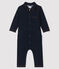 Langer Baby-Overall für Jungen blau SMOKING