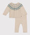 2-teiliges Baby-Strickset weiss AVALANCHE/ MULTICO