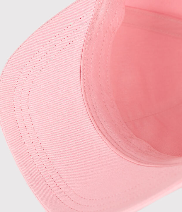 Rosa Kinder-Bootsm&uuml;tze aus Baumwolle f&uuml;r M&auml;dchen rosa