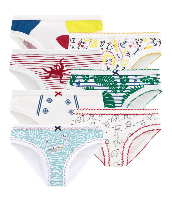 Lot von 7 bedruckten Hosen variante 1