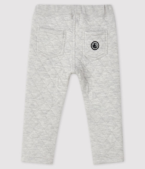 Baby-Hose aus Doppeljersey für Jungen grau BELUGA CHINE